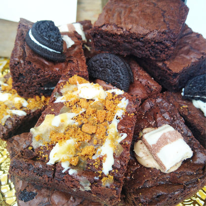 Triple chocolate brownies - multiple flavours